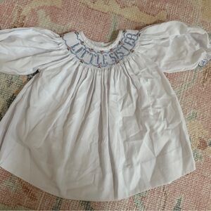 Cecil and Lou Little Sister Smocked Dress